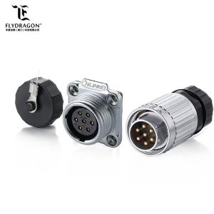 Signal Shielding Protective 7 pin IP68 Underwater Outdoor Led Connector
