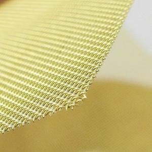 China Brass Woven Mesh Screen 0.6m-1.3m Width For Liquid And Gas Filtration on sale