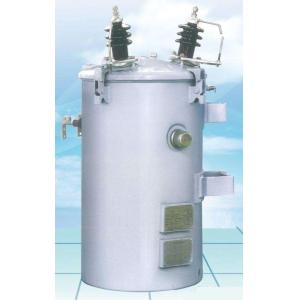 Pole-mounted single phase transformer oil immersed
