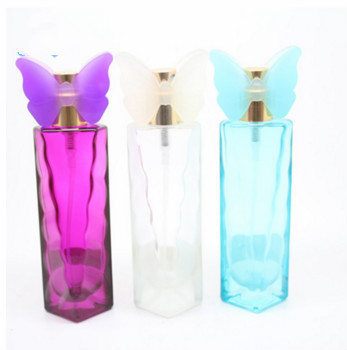 Quality refill empty refill clear economic and pretty perfume bottle shapes for sale