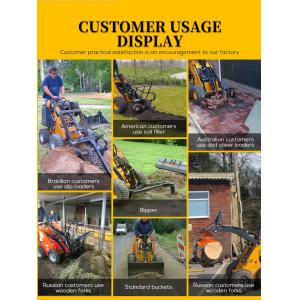 FREE SHIPPING Cheap New Small Mini Small Garden Loader Track Mini Skid Steer