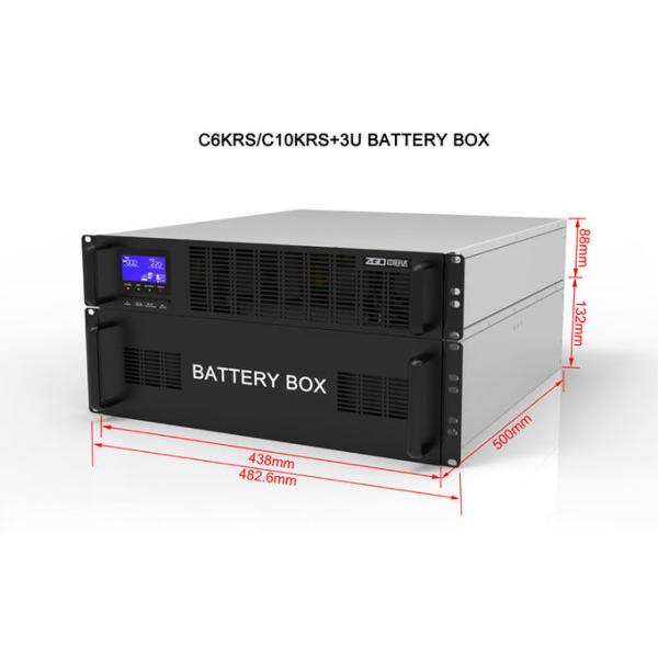 High Frequency Online 9kW 10KVA Rack Mount UPS Power Supply System Without Battery