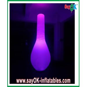 H2m Inflatable Lighting Decoration , Led Lighting Inflatable Bottle