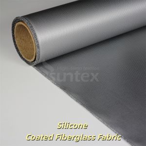 Water Repellent Anti-Aging Silicone Coated Fiberglass Fabric with Good