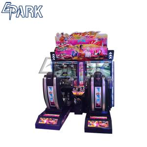 Conjoined Racing Game Machine With Plastic Material Alloy Steel Structure