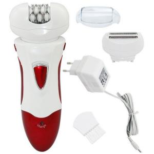 Rechargeable Epilator Shaver and Clipper 2 in 1 Set with skin protector