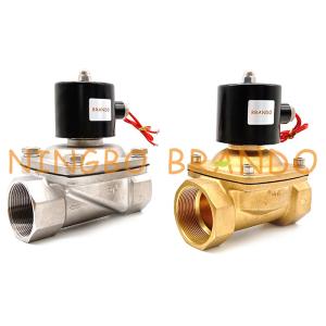 China 2'' Inch Semi-Diaphragm UW-50 Brass SUW-50 SS304 Solenoid Valve on sale