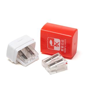 Office Garbage Trash Can Cartoon Pencil Sharpener Double Hole