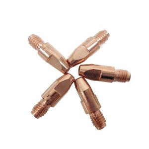 28mm Length M6 CRZR Material MIG Torch Contact Tip for Welding Consumables