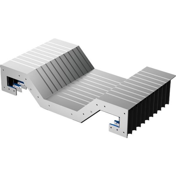 Lifting Platform Protective Bellows Covers Black Accordion Style
