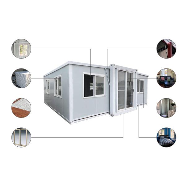 Portable Expandable Container House For Temporary Accommodation Quick Assembly