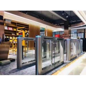 RoHs Turnstile Security Gate With Integrated RFID Card Fingerprint Scanner