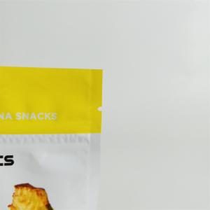 Custom Printed 3 side seal matte finished mylar with aluminum foil packaging