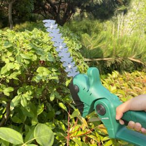 Ergonomic Lithium Hedge Trimmer With Quick-Swap Grass Cutting Blades For Easy