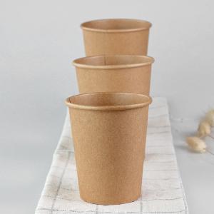 One Time Use Eco Friendly Custom Printed Paper Cups 12oz 400ml Single Wall PE