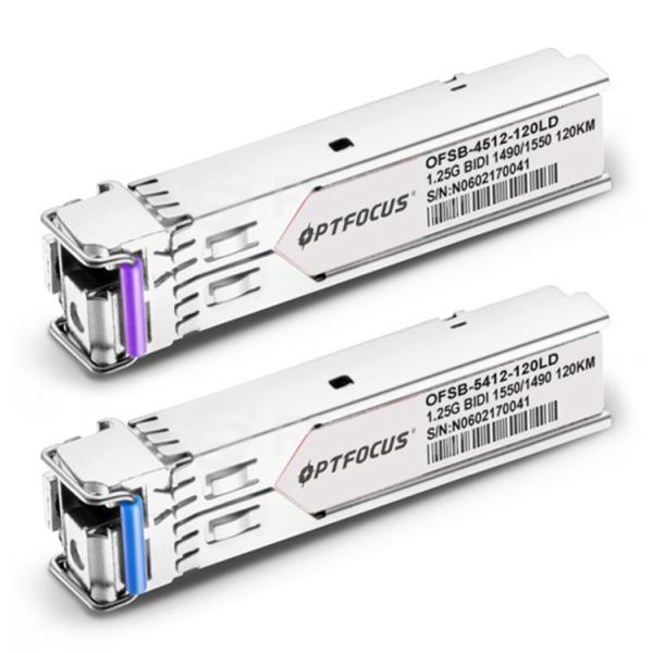 OPTFOCUS sfp Optical Transceiver 1.25G SM SC 120KM 1490nm/1550NM SFP Optical