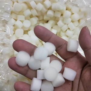 White Cylindrical Polyurethane Filter Cotton Compressor Filter Element