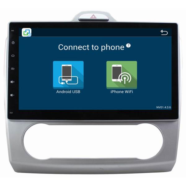 Ouchuangbo car radio stereo multimedia for Ford Focus(Manual Aircon) for BT USB WIFI 1080 video dual zone android 8.1