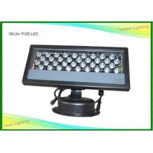 DMX512 Waterproof Rgb Wall Washer Led Lights Wide Beam Angle Mixing Colors 36pcs