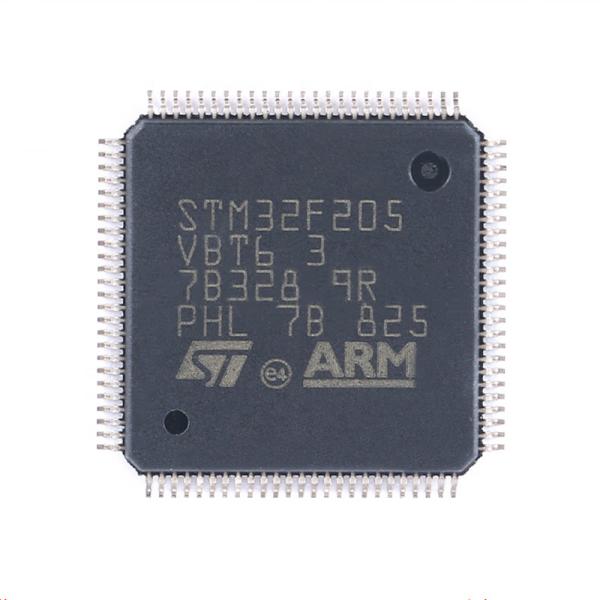 Quality STM32F205 Microcontroller Integrated Circuit IC Chip MCU 32BIT 128KB FLASH 100LQFP STM32F205VBT6 for sale