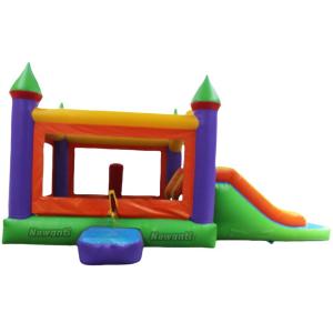 Wholesale Vinyl Bouncy Castle Inflatable Trampoline Slide for Home and Commercial Outdoor Play from china suppliers