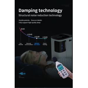 Medical Silent 3L Oxygen Concentrator Large Screen Display Easy Carrying