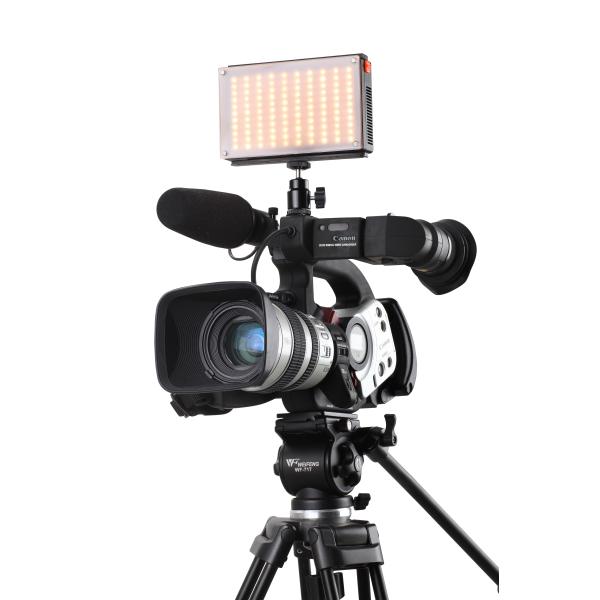 Solid Light Weight Housing LED Camera Lights Black High CRI LED209As