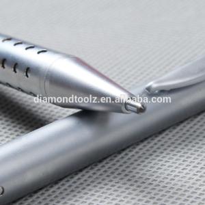 Cast Iron Body Diamond Point Scribe Pen With The Engravable Signature Mat