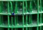High Strength Ss Weld Mesh / Green Vinyl Coated Wire Fencing 1/2 Inch By 1/2