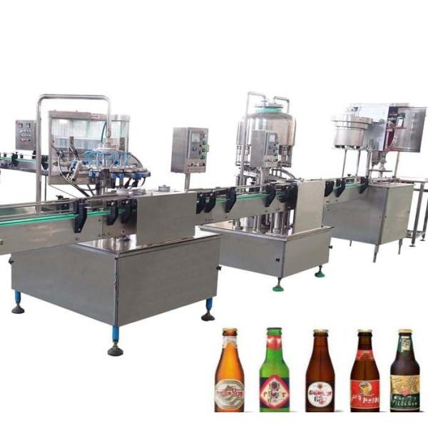 SS304 Carbonated Beverage Filling Machine , Splity Tpe Small Beer Filling