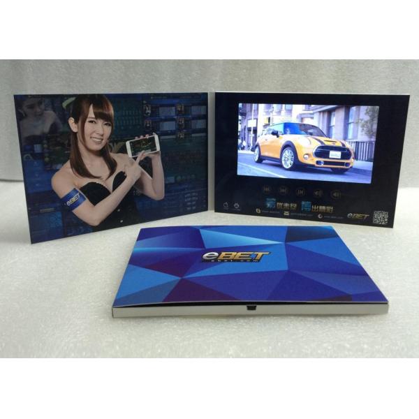 Economical Convenient Video Screen Brochure Custom Video Greeting Cards Video