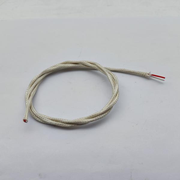 High Temperature Cable Glassfiber Braiding 1 Pair 60V Cable