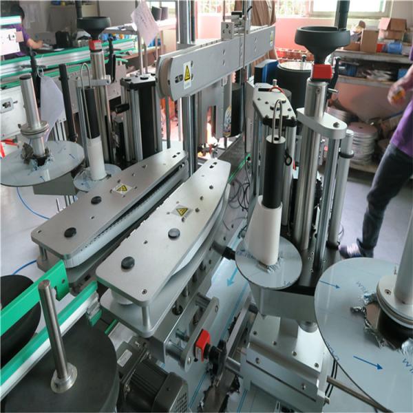 Full Automatic Sticker Labeling Machine , Water Bottle Front And Back Labeling