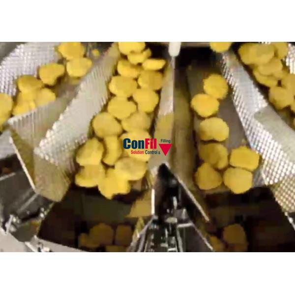 Multihead Weigher Packing Machine for Chicken Nugget Packaging System with ROMA