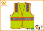 Mesh High Visibility Reflective Safety Vests , Construction Worker Safety Work