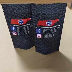 ​Plaid-Printed Child-Resistant Pouch ISO 8317 EN 14375 Certified REACH/ROHS