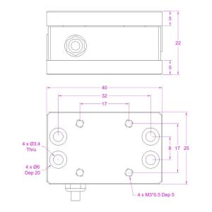 Flange-to-Flange Compression Load Cell 5kg 10kg 20kg 30kg 50kg Thrust Sensor