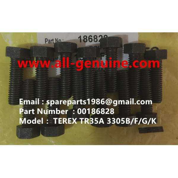 186828 BOLT TEREX NHL SANY TR35A 3303 3305 3307 TR50 TR60 TR100 NTE240 NTE260 MT3600 MT3700 MT4400AC
