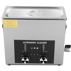 Multi-Application Ultrasonic Cleaner 6L 180W with Encoded Timer Heater Basket