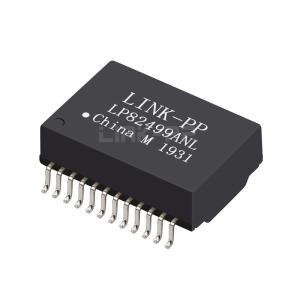 LP82499ANL 10/100/1000 Base -T Single Port PoE 24 Pin SMT Lan Transformer
