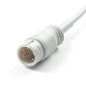 Grey Compatible Neonate SpO2 Probe for Medetec England SPO2 Sensor 12Pin 3.0M