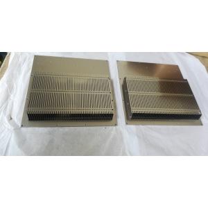 Silver Anodizing CNC Machining Heatsink Fold Fin Insert Heatsink