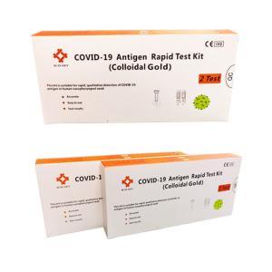 Colloidal Gold Covid 19 Antigen Self Test Kit CE Rapid Antigen Self Test Kit