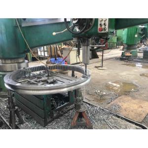 Four Point Contact Slewing Ring Bearing With Inner Gear Large Size Turntable