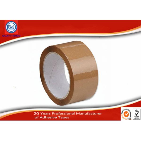 48mm Width Water Glue BOPP Packaging Tape Dark Brown Color