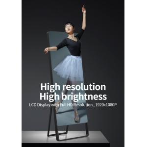 Original Full HD 75 Inch Magic Mirror Lcd Display Kiosk Interactive With Virtual