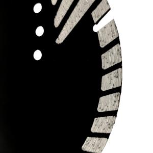 Triangle Protection Teeth Turbo D125 230mm Hot Press Diamond Cutting Disc for