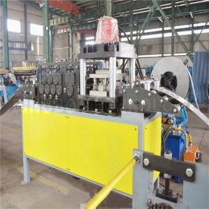 1-3mm GI Steel Rack Upright Roll Forming Machine hydraulic cutting and punching