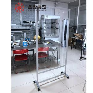 Office Aluminum Clear Acrylic Moving Partition Wall Room Dividers Partitions