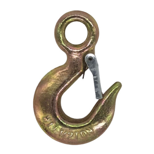 Quality Eye Hoist Hook Steel Drop Forged Hook With Latch For Rigging And Hook Hardwares for sale